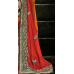 Captivating Orange Colored Embroidered Faux Georgette Saree Captivating Orange Colored Embroidered Faux Georgette Saree